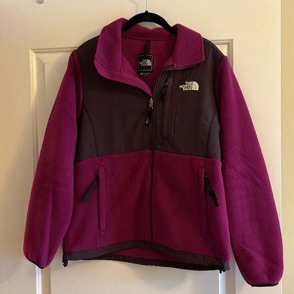 The North Face Denali Fleece Zip-up Jacket Women Size Medium Magenta/purple/pink - Picture 11 of 12